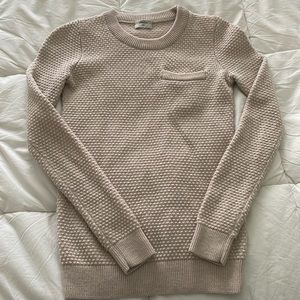 Madewell Sweater Beige/Light Pink
